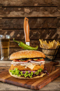 Spiced Mutton Burger