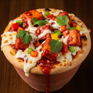 Schezwan Paneer Kulhad Pizza