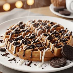 Crunchy Oreo Waffle