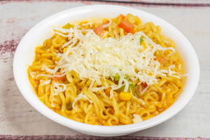 Veg. masala maggi with cheese