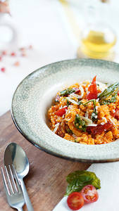 Sundried Tomato Risotto