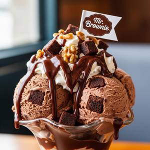 Mr Brownie Fudge Ice Cream