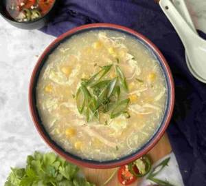 Sweet Corn Chicken Soup
