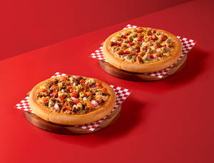1 Nawabi Murg Makhni PER Pizza +1 Chicken Tikka Supreme PER