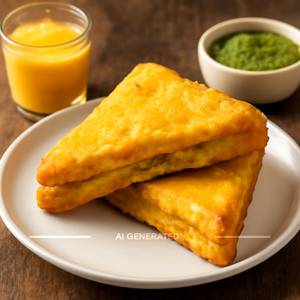 Butter bread pakoda