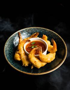 Golden Fried Prawns