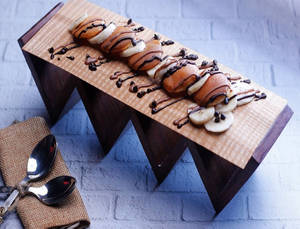 Banana Caramel Mini Pancake