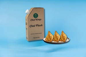 Chai Flask (500ml) & 3 Samosa