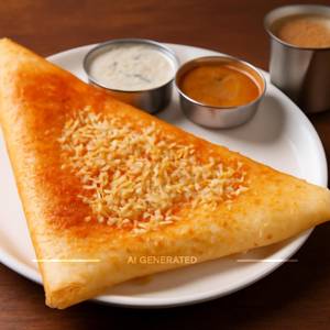Podi Cheese Plain Dosa              