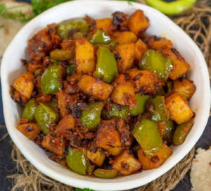 Aloo Capsicum Tomato Dry