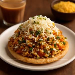 Cheese bhel
