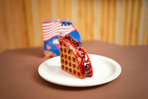 Mississippi Blueberry With Cream Cheese Waffle