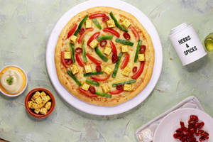 Cheese capsicum and onion [double topping, 9 inch]