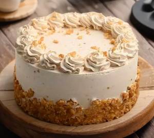 Eggless butterscotch fresh cream cake [500 grams]