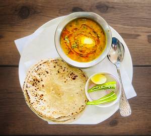 Dal Fry With ( 2 Plain Roti )