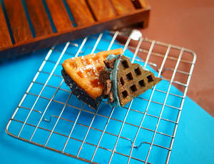 Oreo's Ocean Mini Waffle + Belgian Chocolate Dark Mini Waffle