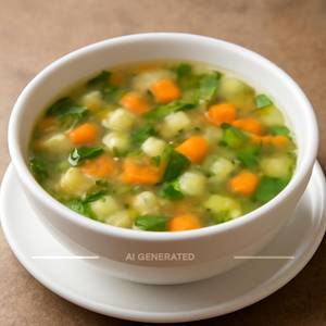 Veg clear soup