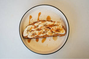 Biscoff Banana Open Toast