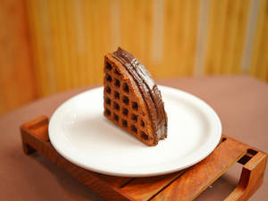 Crowded Chocolate Dark Sugar Free Waffle