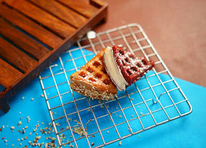 American Red Mini Waffle + Coco Almond Crunch Mini Waffle