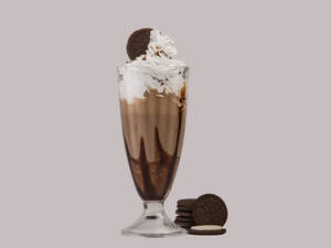 Chocolate brownie thickshake