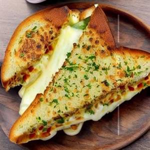 Cheese Garlic Bread Sandwich