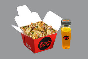 Double Egg Schezwan Rice (little Box) + Lemon Grass Iced Tea