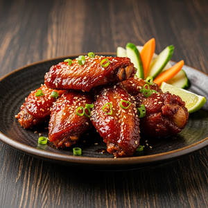 Schezwan Chicken Wings 5 Pcs