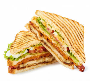 Veg Club Grilled Sandwich