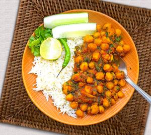 Chole Chawal Bowl