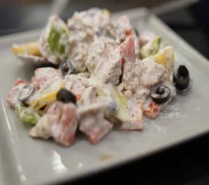 Creamy Mixed Salad And Tangy
