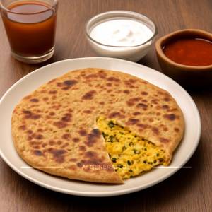 Aloo paneer paratha
