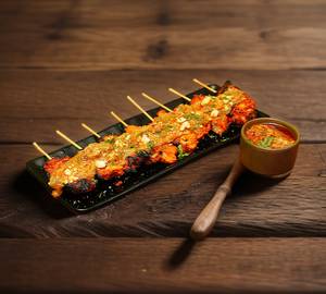 Chicken Tikka Satay In Thai Peanut Sauce
