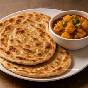 Paratha with aloo ki sabji