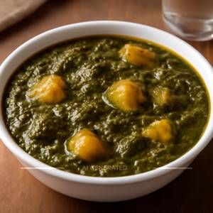 Veg  aloo palak