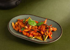 Stir-fried Spicy Potato With Thai Herbs