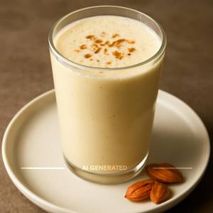 Badam Milkshake (Serves 1) (Mahashivratri Fasting Upvaas Farali Special) Maha SHIVRATRI Special