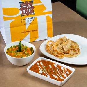 3 combo-Veg Korma, Malabar Parotta Or Rice