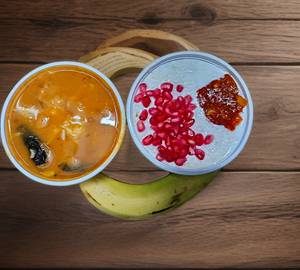Curd Rice with sambar Rice