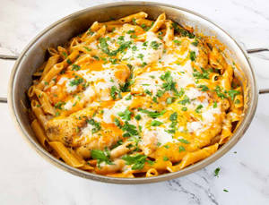 Chicken Creamy Cheese Sauce Pasta