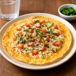 Cheese butter masala papad