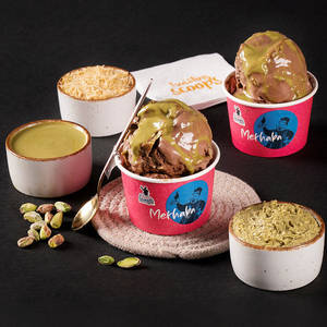 Chocolate & Pistachio Kunafa Ice Cream [80gms]