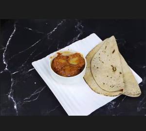 3 Tawa Roti With Aloor Dum [2 Pieces]