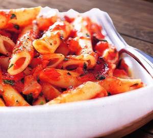 Red sauce pasta
