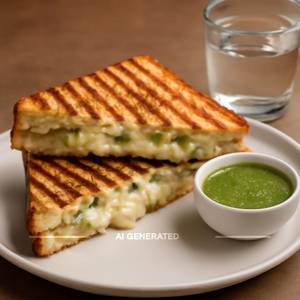 Grill cheese garlic sandvich