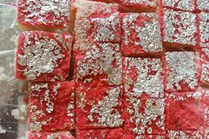 Pink Coconut Burfi