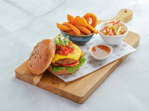 Plant Based Patty, Native Cheddar Cheese Burger