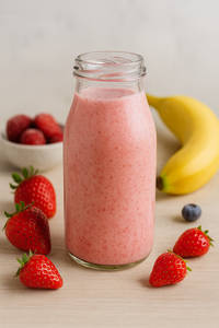 Strawberry Banana Smoothie.