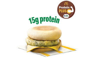 Veg McMuffin with protein plus 
