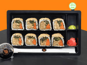 Smoked Paneer Teriyaki Sushi